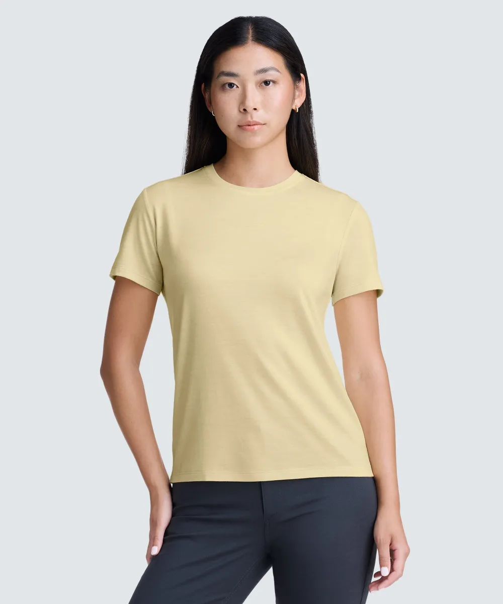 Women's Merino Crew Neck T-Shirt 2