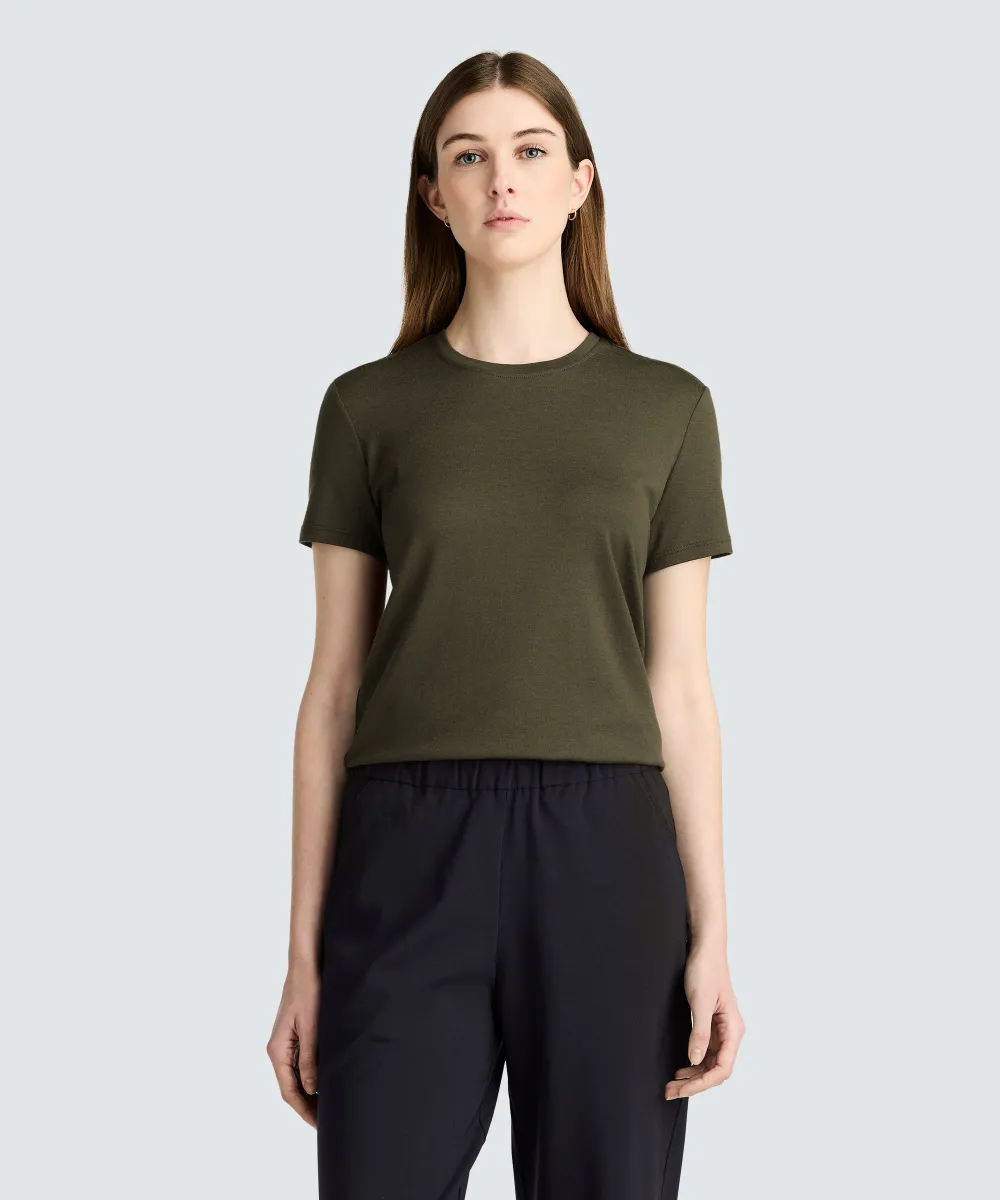 Women's Merino Crew Neck T-Shirt 23