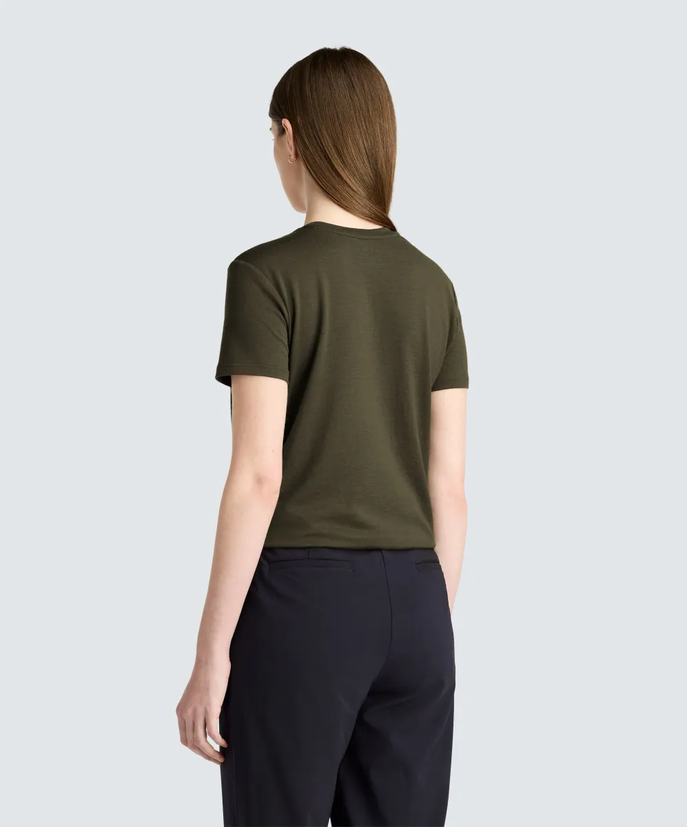 Women's Merino Crew Neck T-Shirt 27