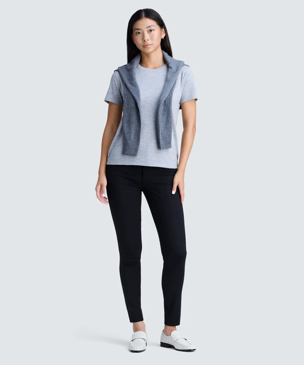 Women's Merino Crew Neck T-Shirt 30