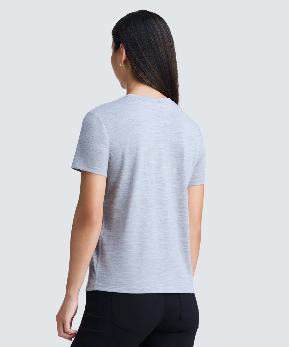 Women's Merino Crew Neck T-Shirt 32