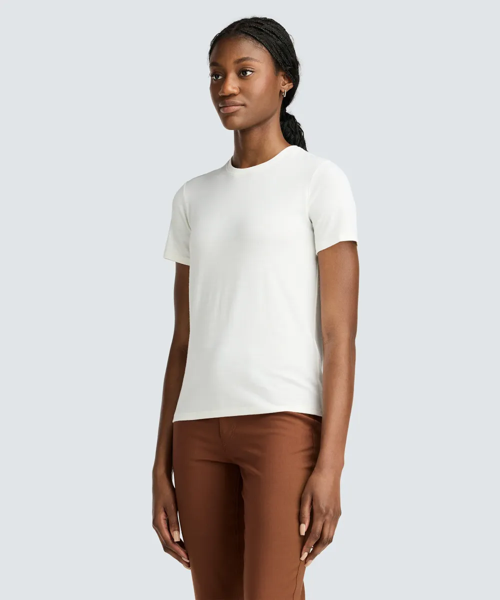 Women's Merino Crew Neck T-Shirt 34