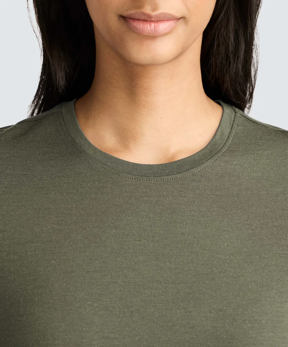 Women's Merino Crew Neck T-Shirt 40