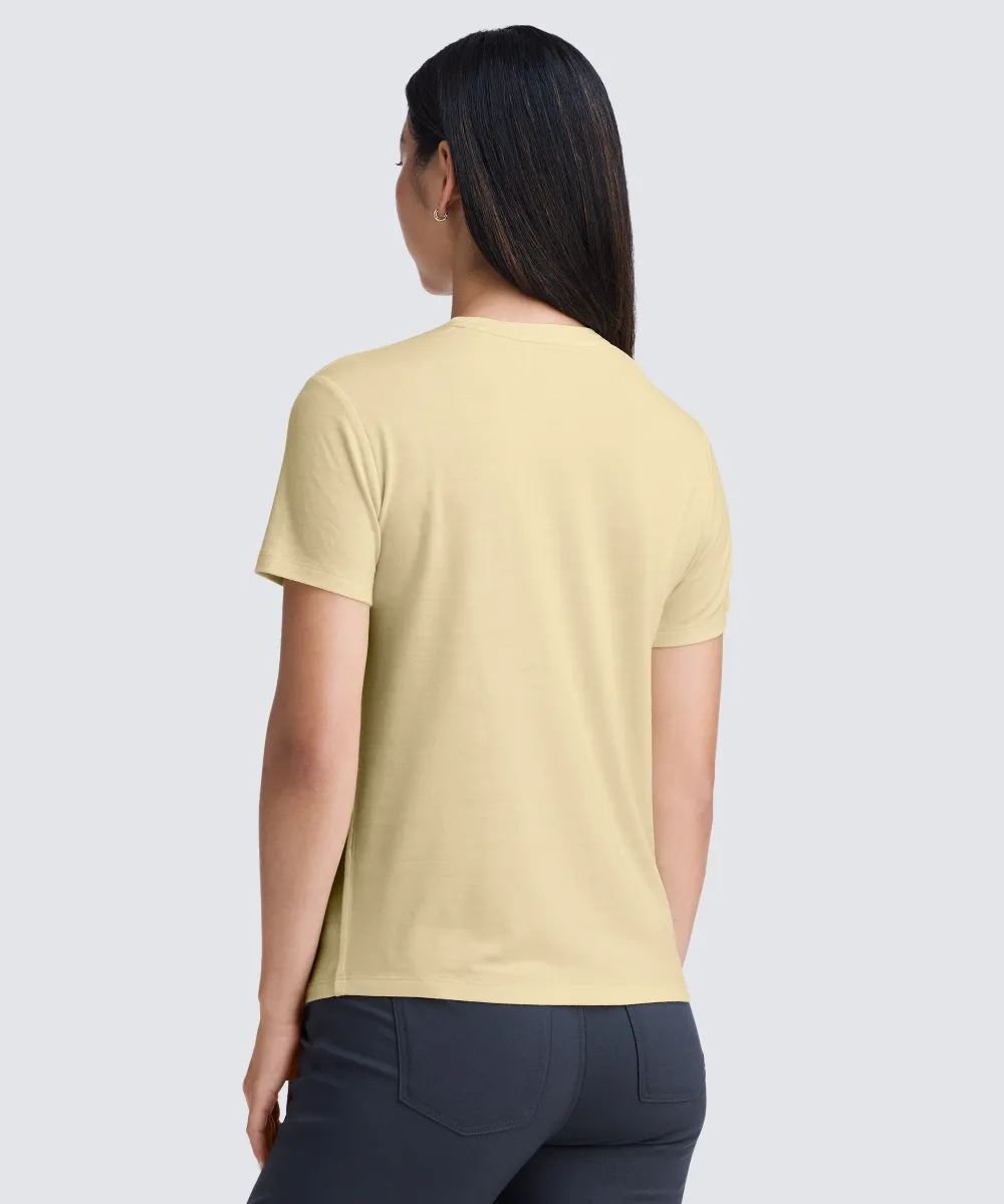Women's Merino Crew Neck T-Shirt 5