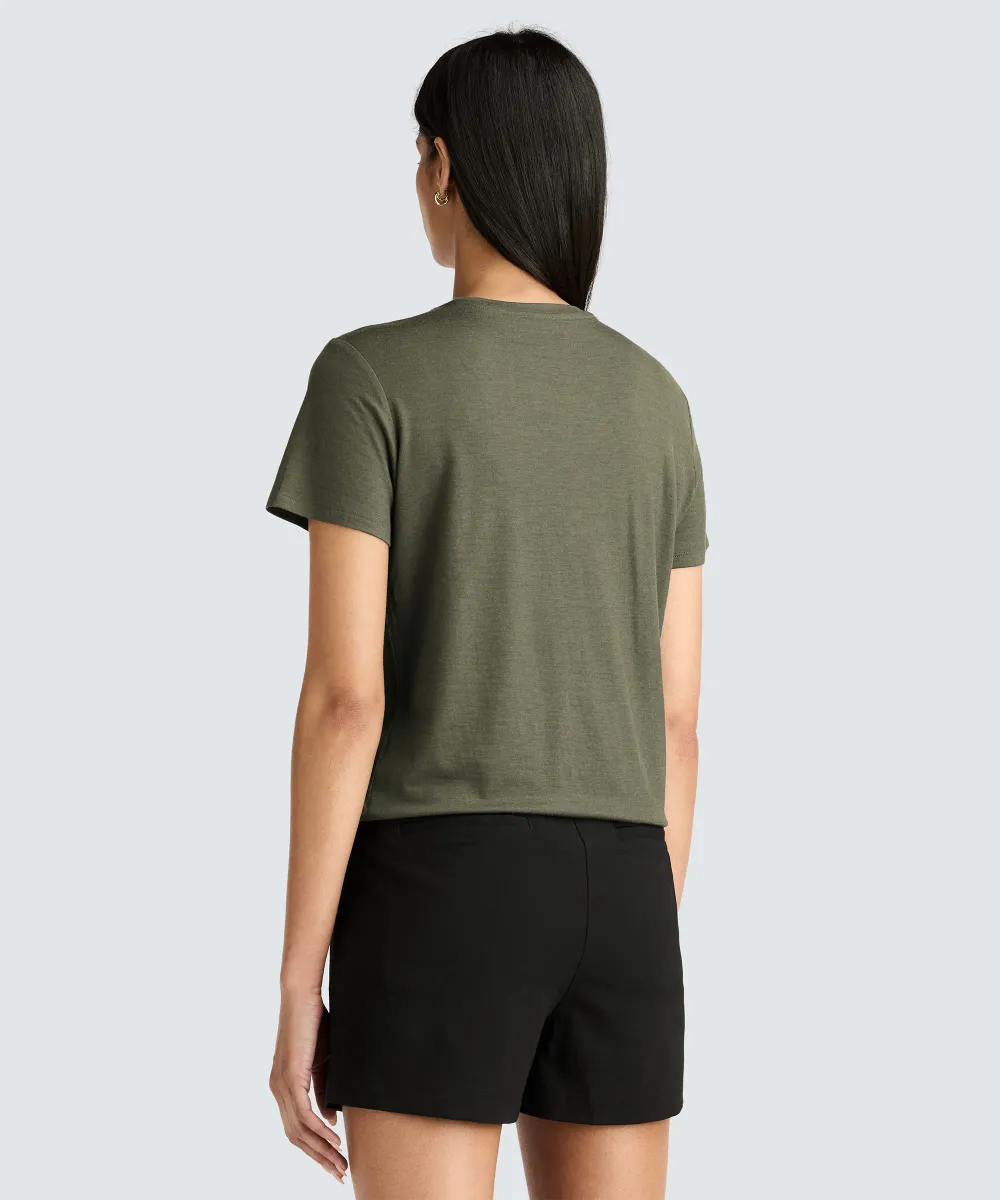 Women's Merino Crew Neck T-Shirt 41