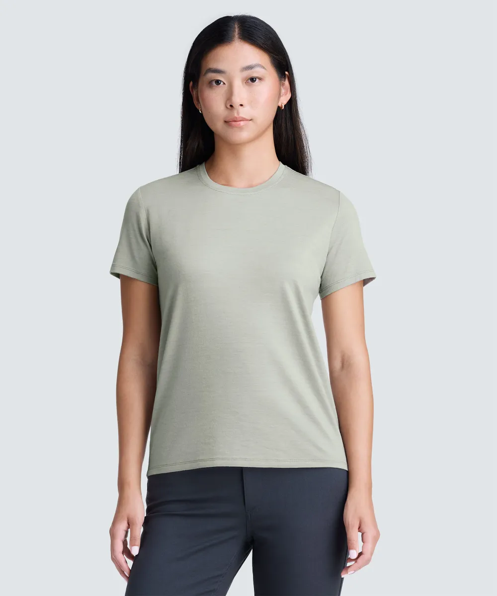 Women's Merino Crew Neck T-Shirt 43