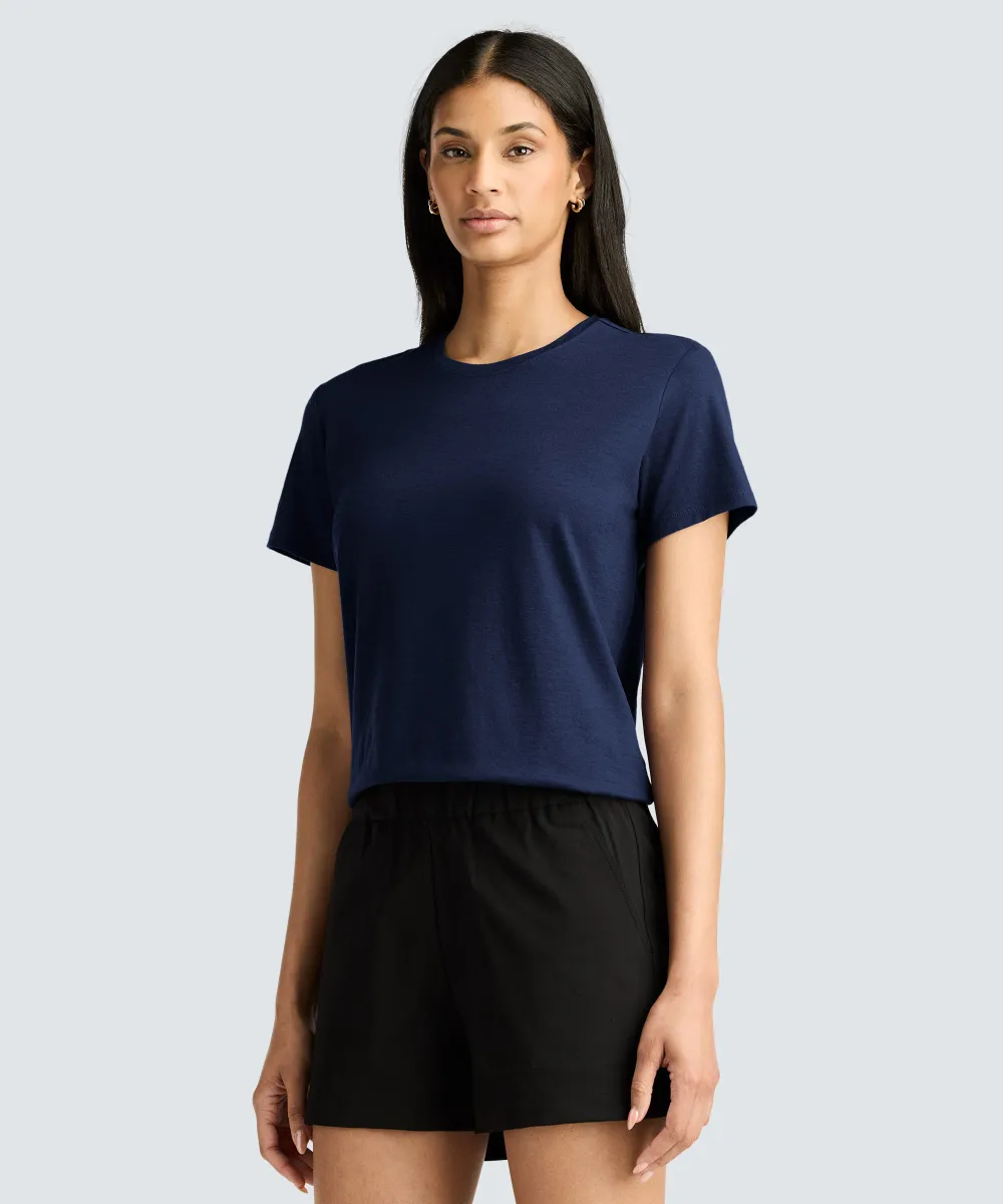 Women's Merino Crew Neck T-Shirt 54