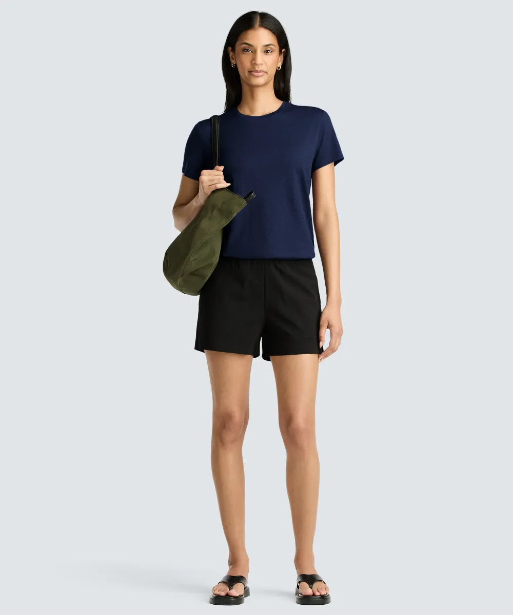 Women's Merino Crew Neck T-Shirt 55