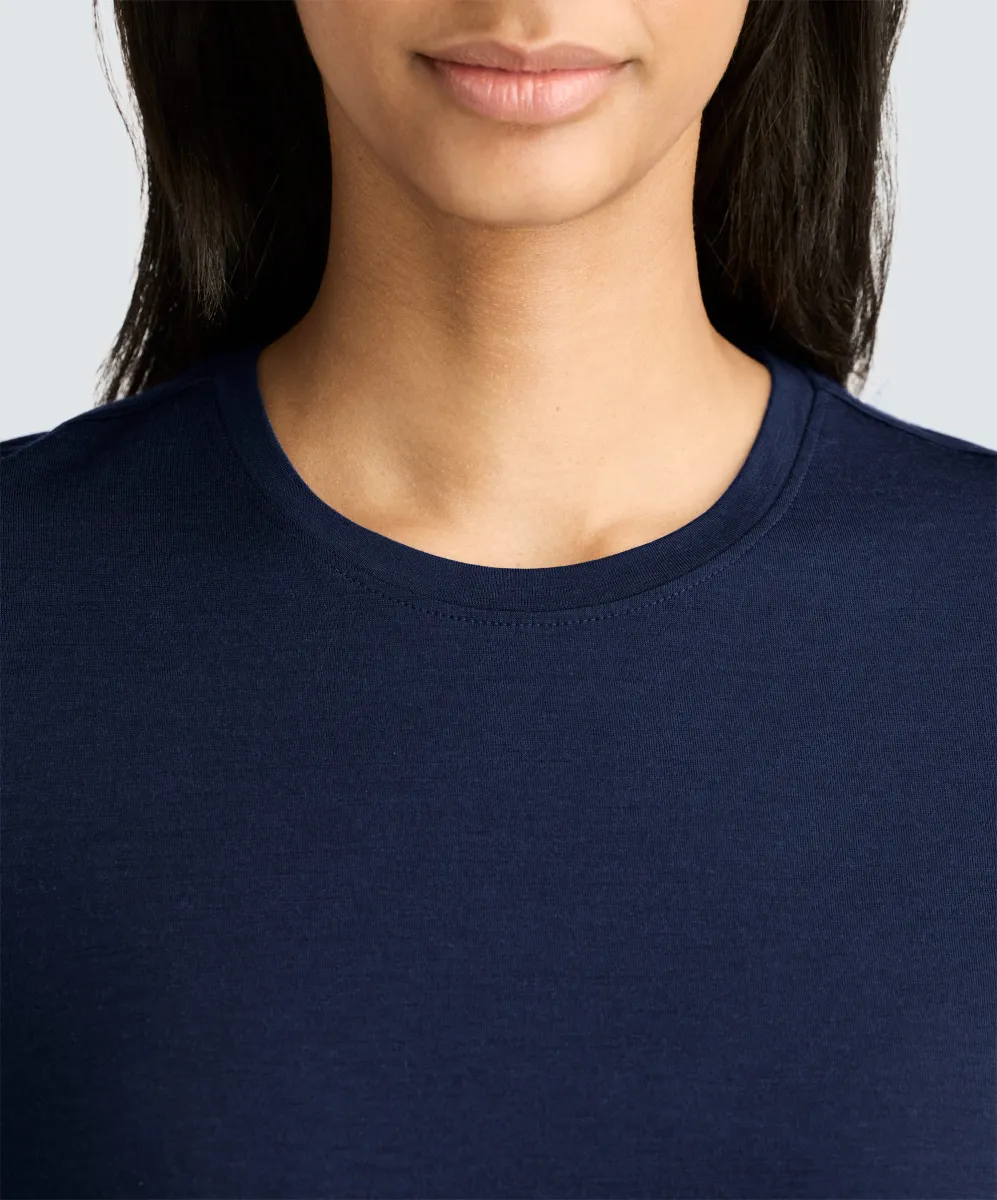 Women's Merino Crew Neck T-Shirt 56