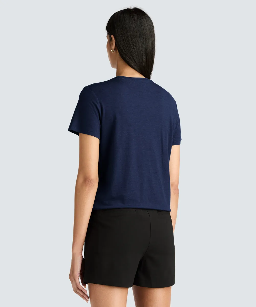 Women's Merino Crew Neck T-Shirt 57