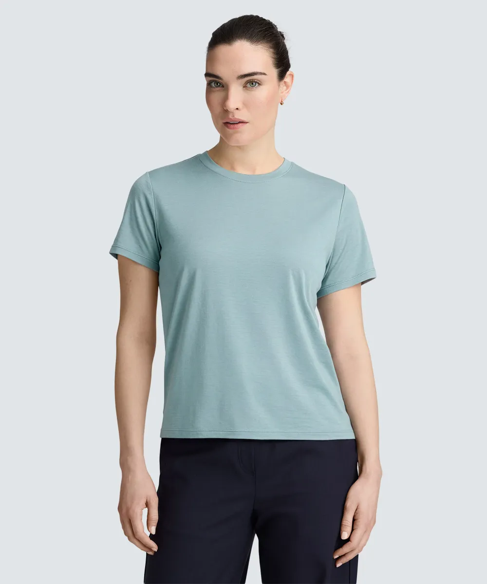 Women's Merino Crew Neck T-Shirt 65