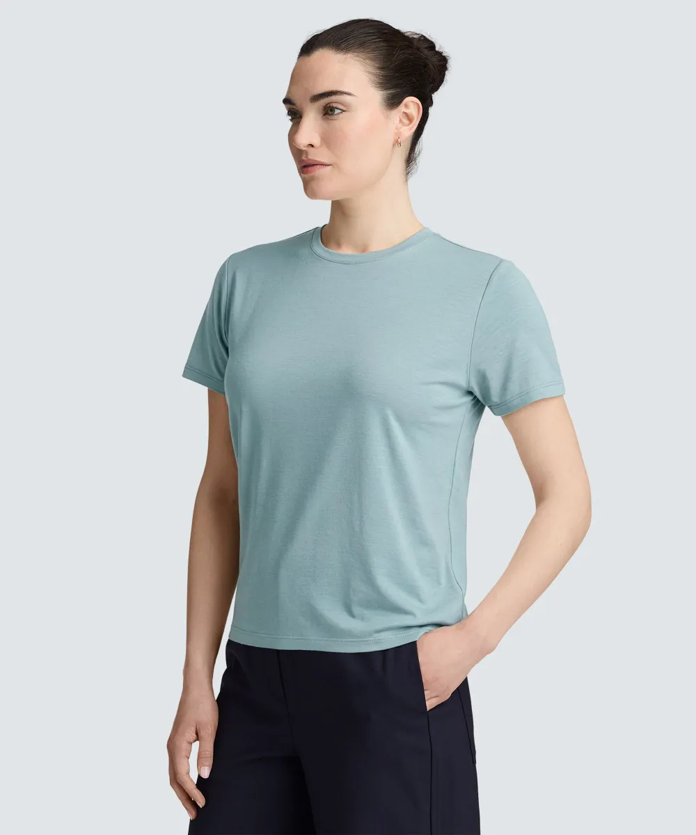 Women's Merino Crew Neck T-Shirt 67