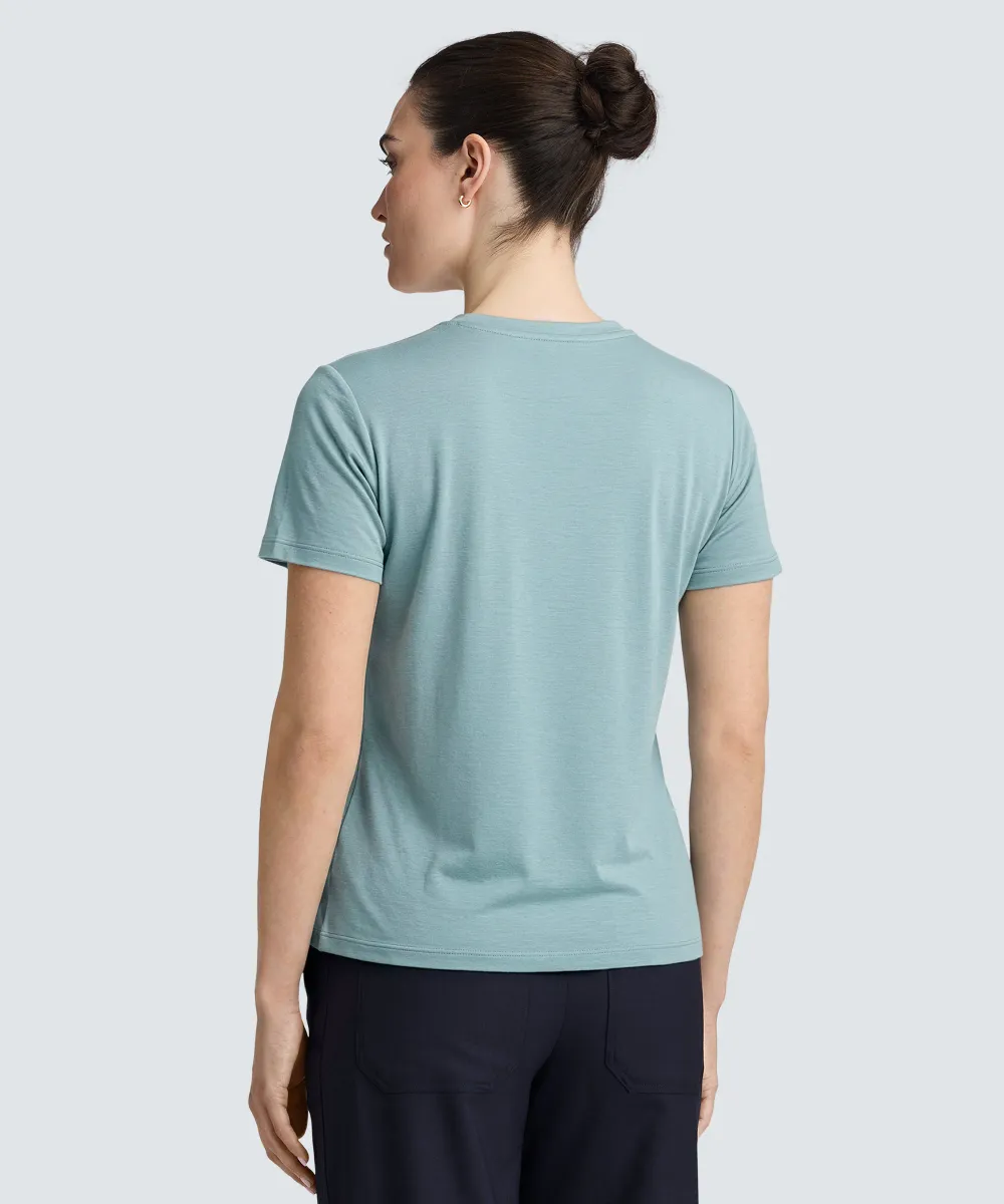 Women's Merino Crew Neck T-Shirt 69