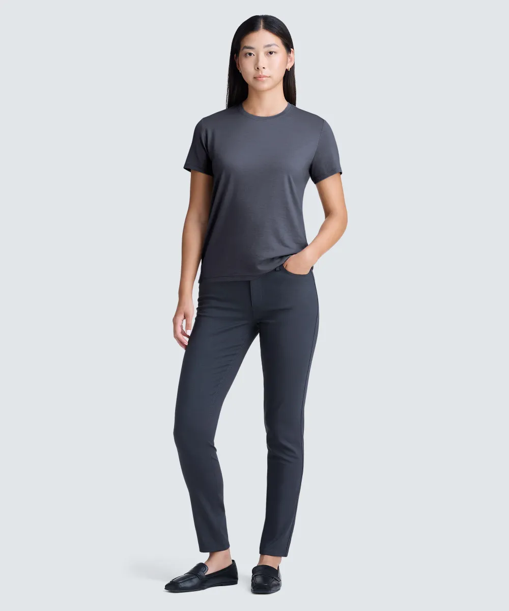 Women's Merino Crew Neck T-Shirt 8