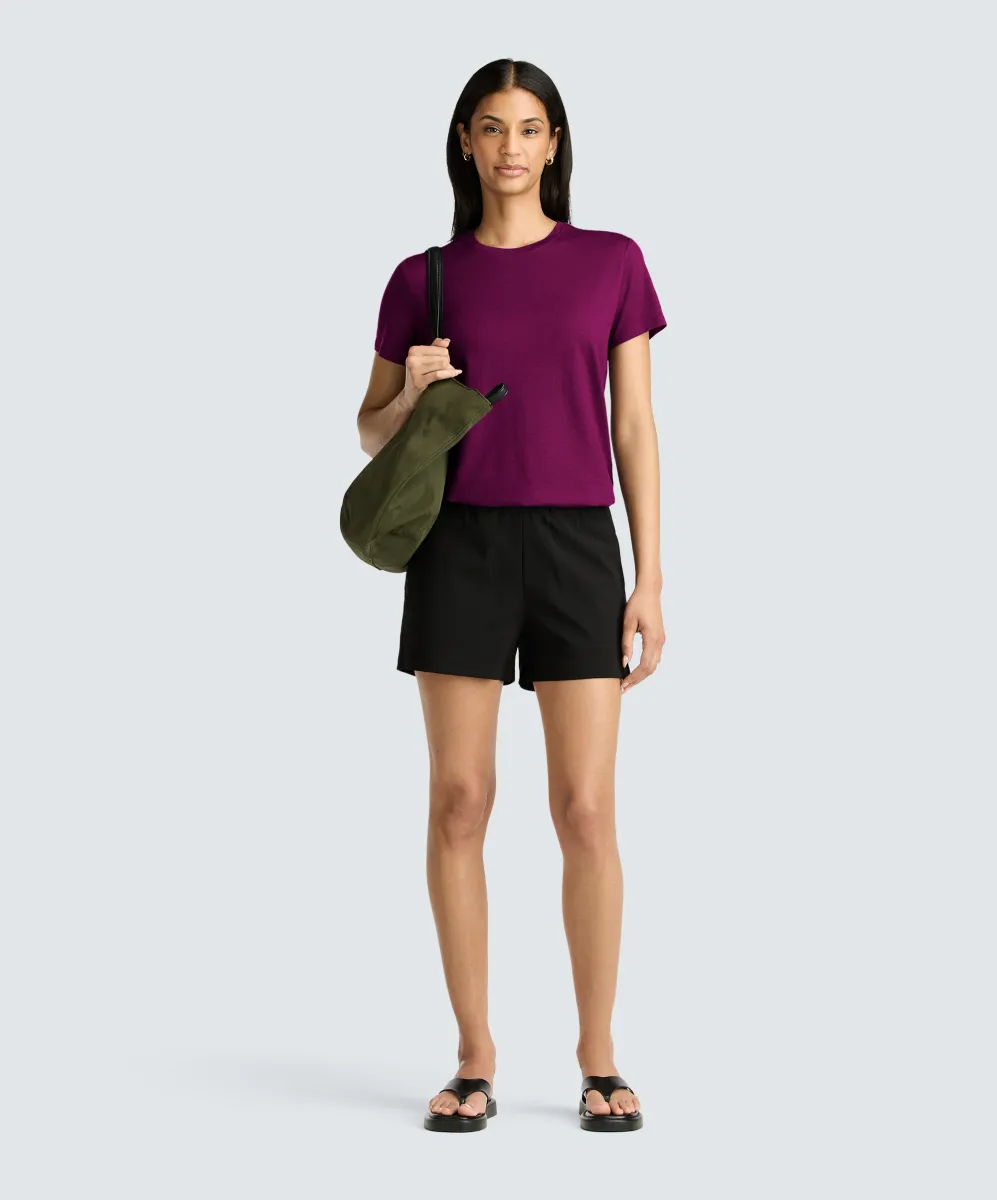 Women's Merino Crew Neck T-Shirt 72