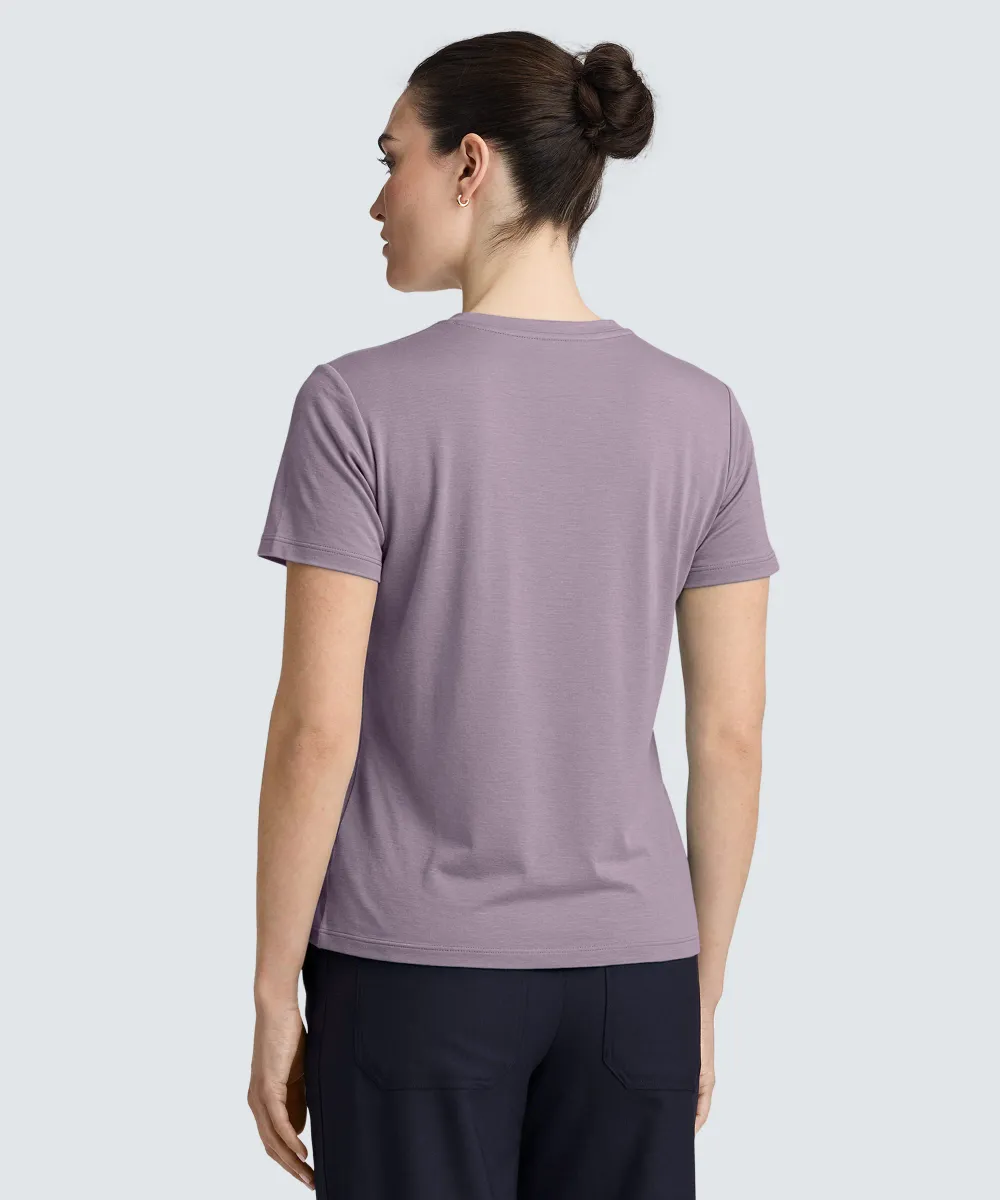 Women's Merino Crew Neck T-Shirt 80