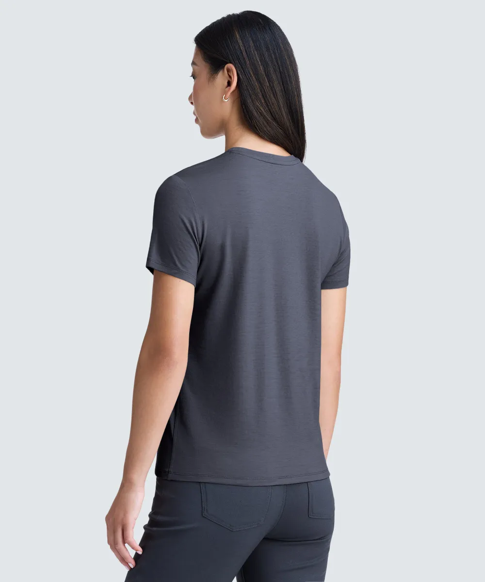 Women's Merino Crew Neck T-Shirt 10
