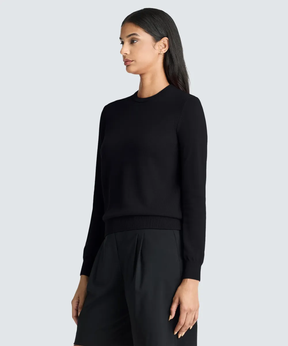 Women's Merino Crew Sweater 34