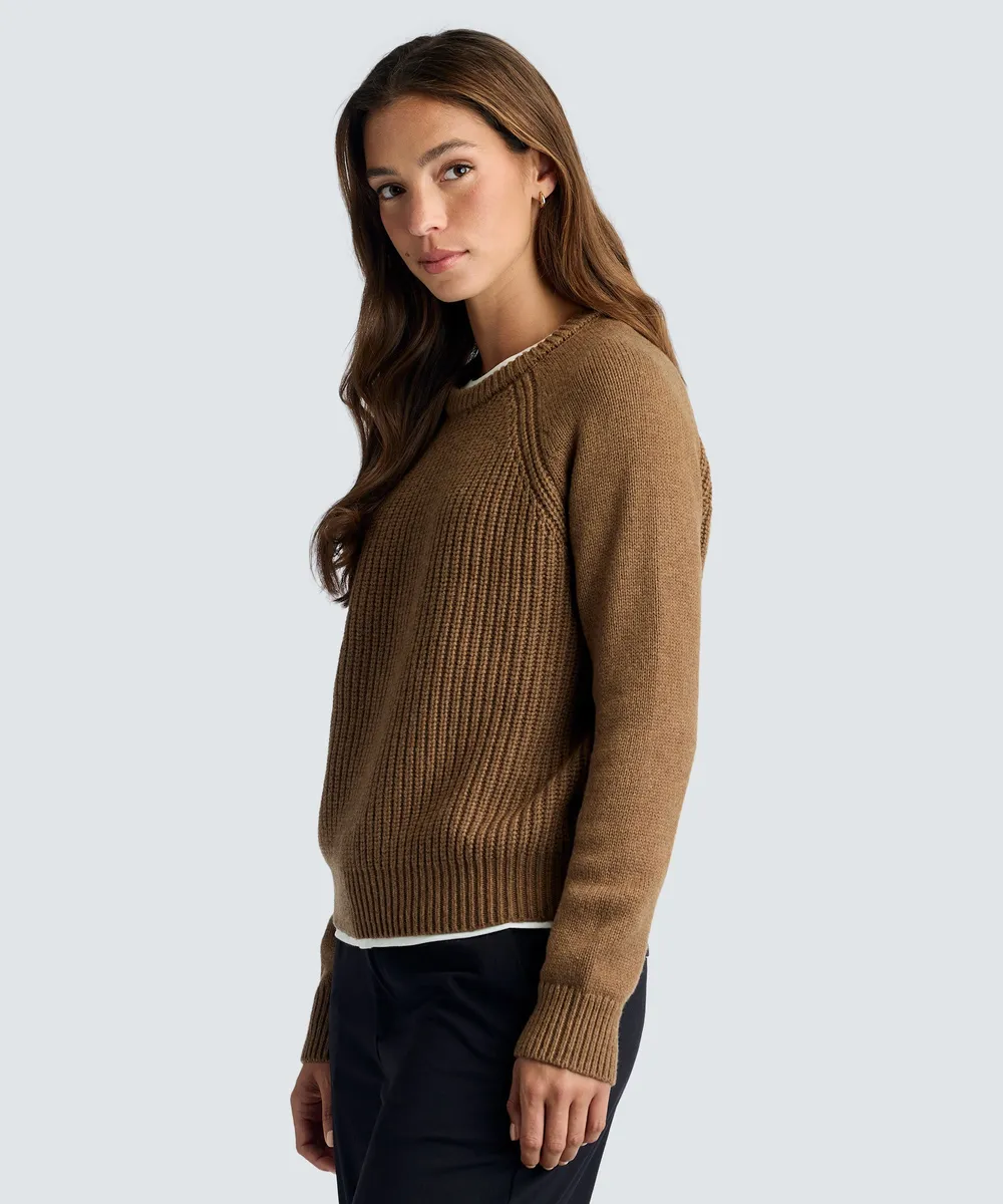 Women's Merino Fisherman Sweater 12