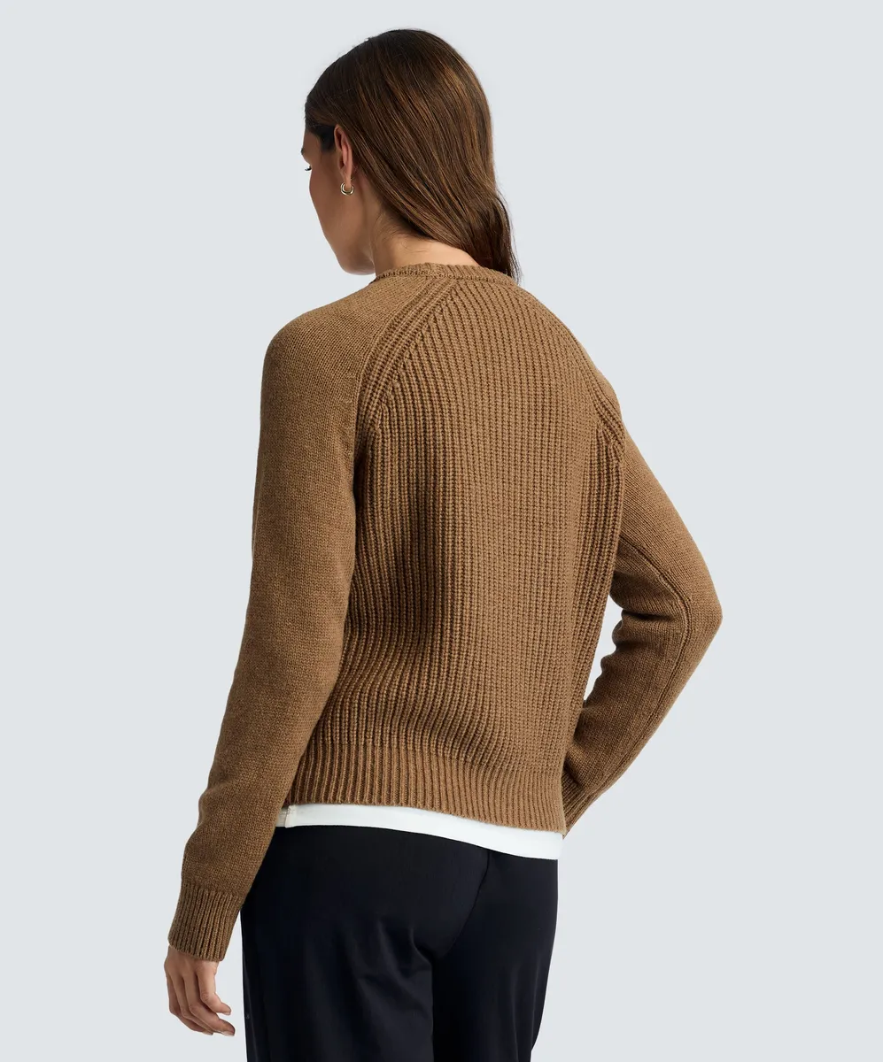 Women's Merino Fisherman Sweater 13