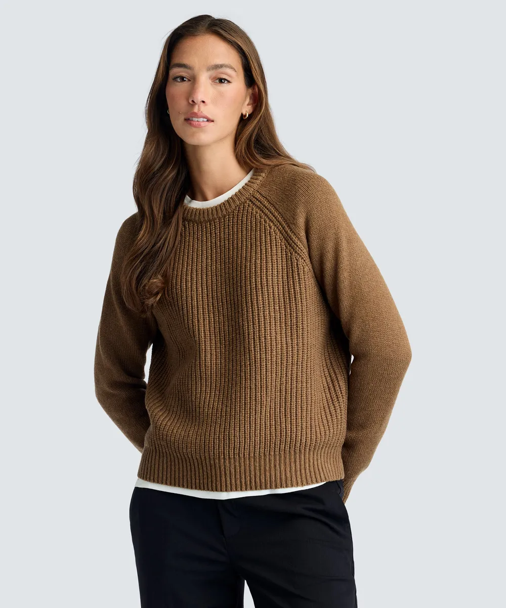 Women's Merino Fisherman Sweater 8