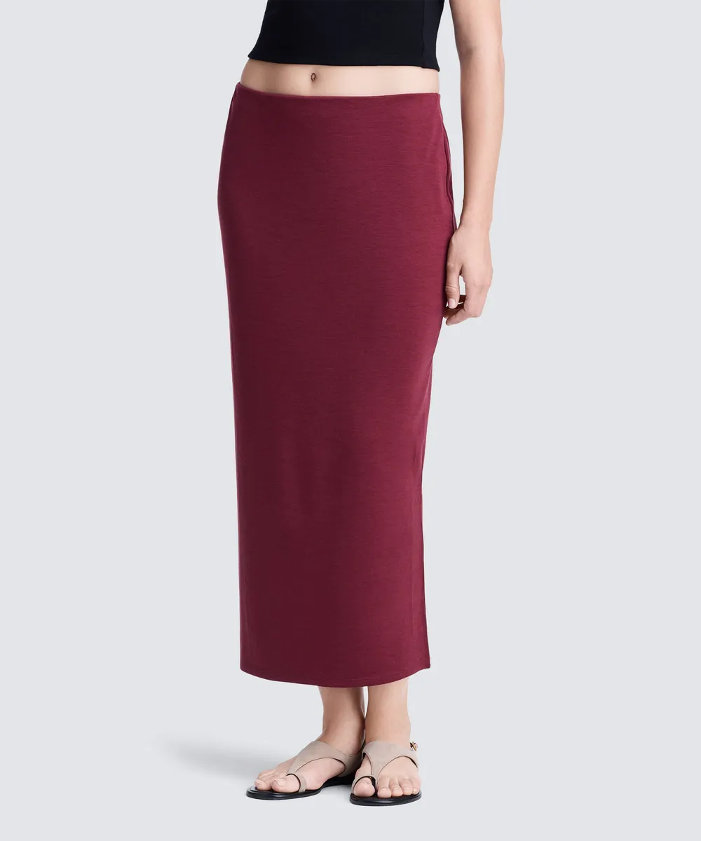 Women's Merino Maxi Skirt 6
