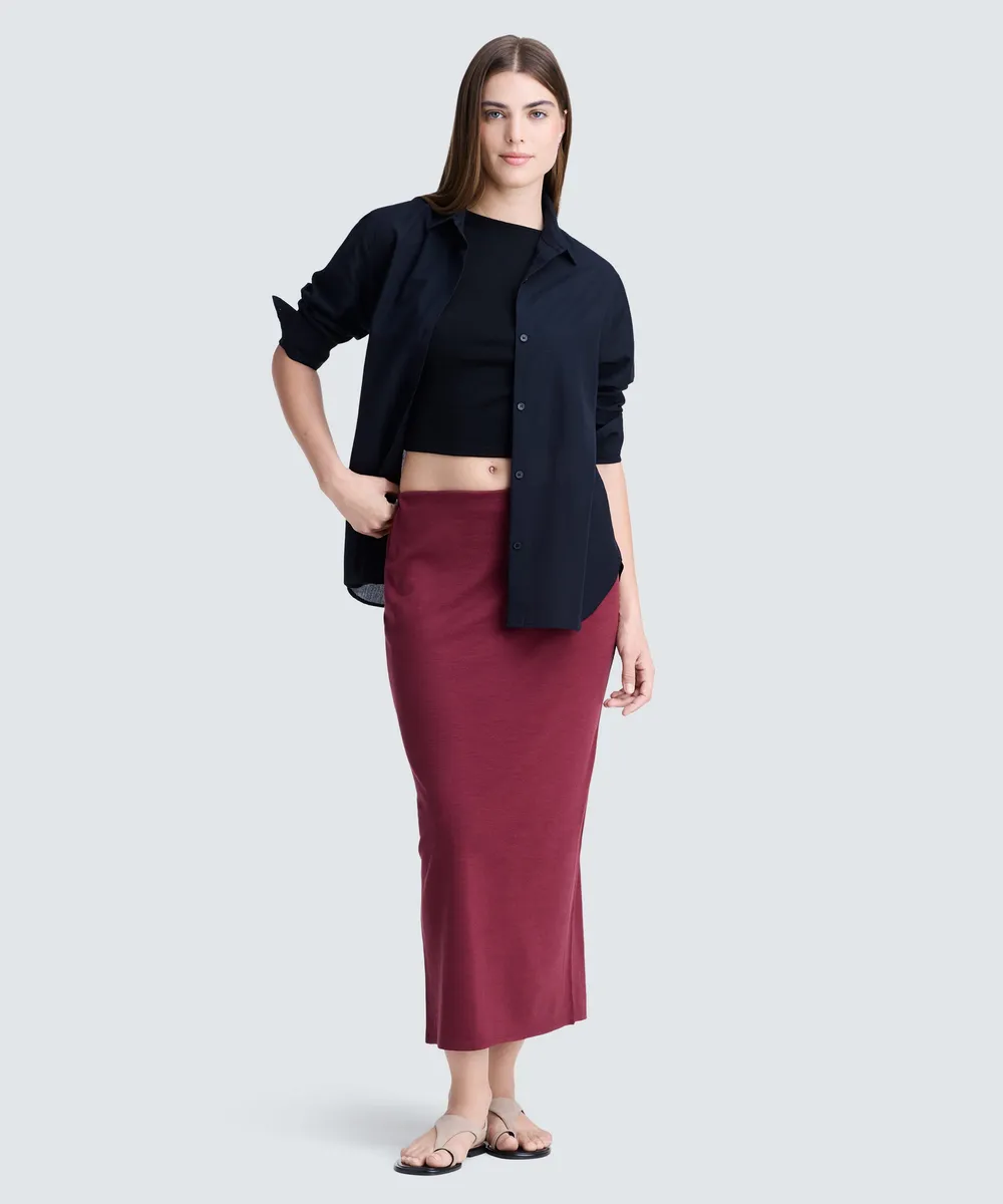 Women's Merino Maxi Skirt 7