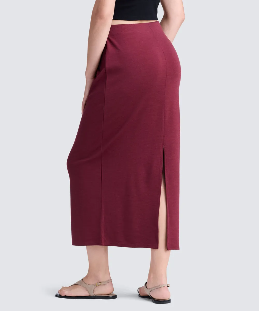 Women's Merino Maxi Skirt 9