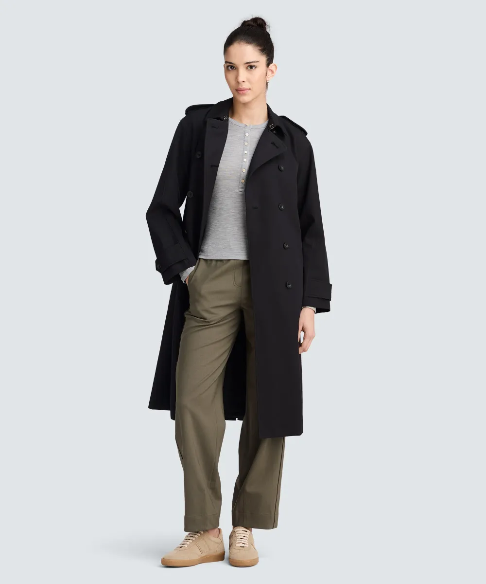 Women's Merino Rib Henley 12