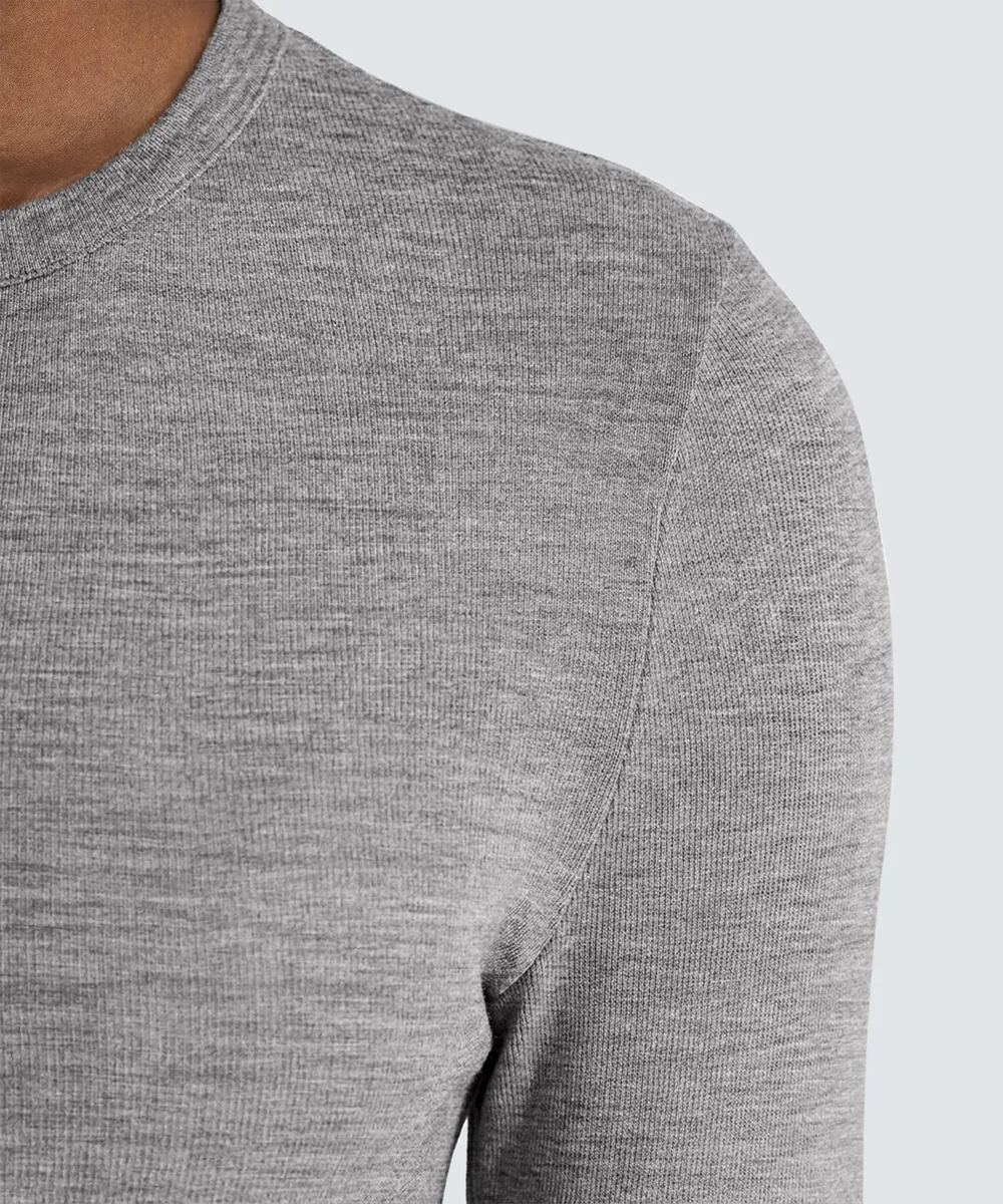 Women's Merino Rib Henley 3