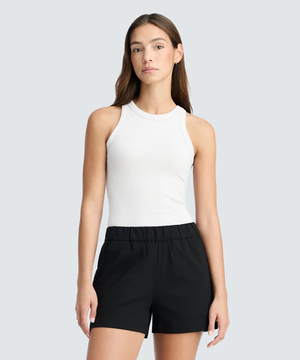 Women's Merino Rib Racer Tank