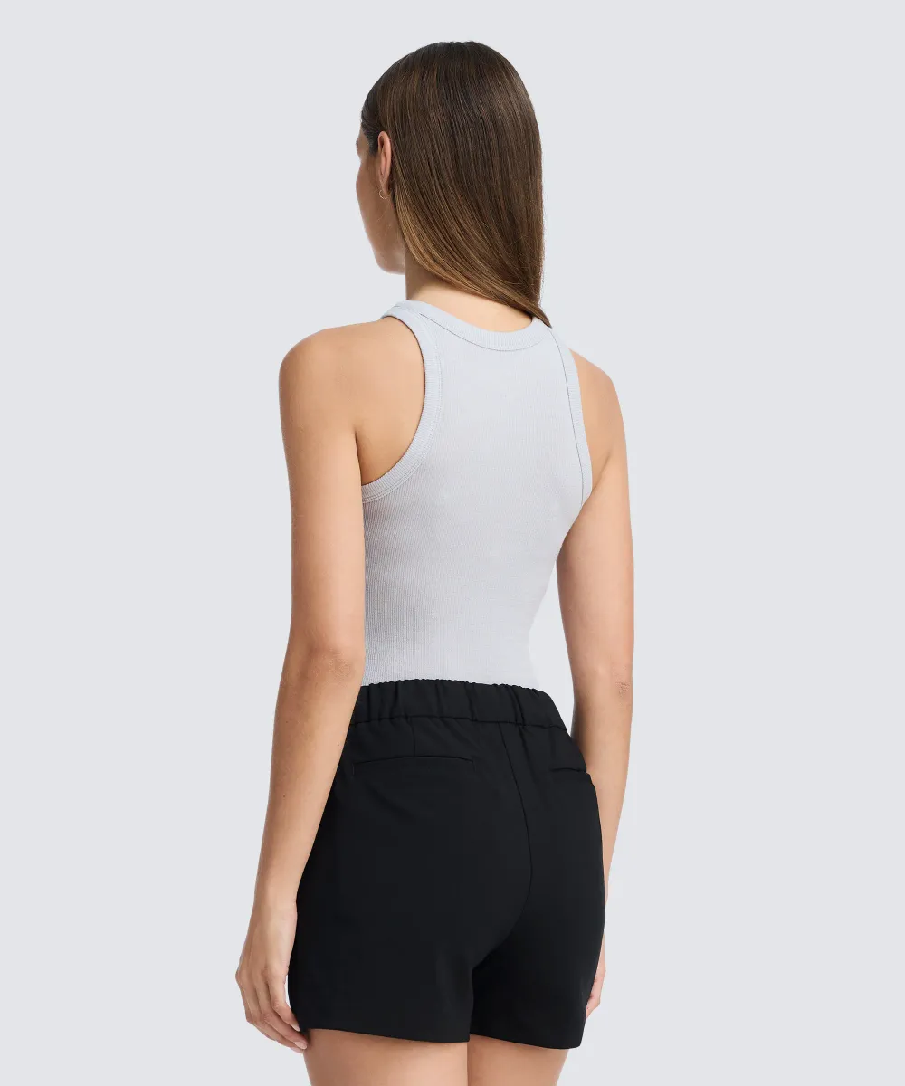 Women's Merino Rib Racer Tank 15