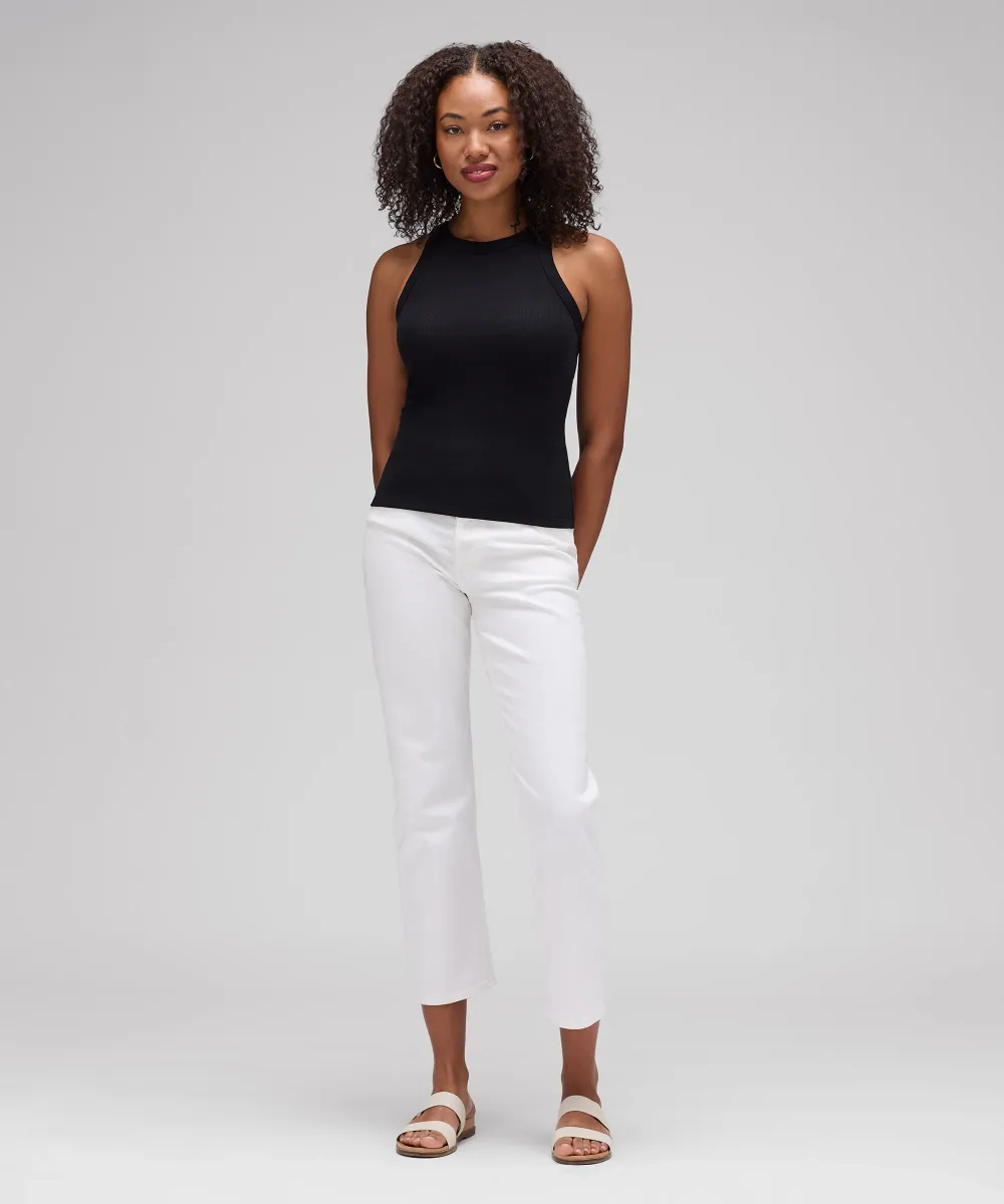 Women's Merino Rib Racer Tank 25