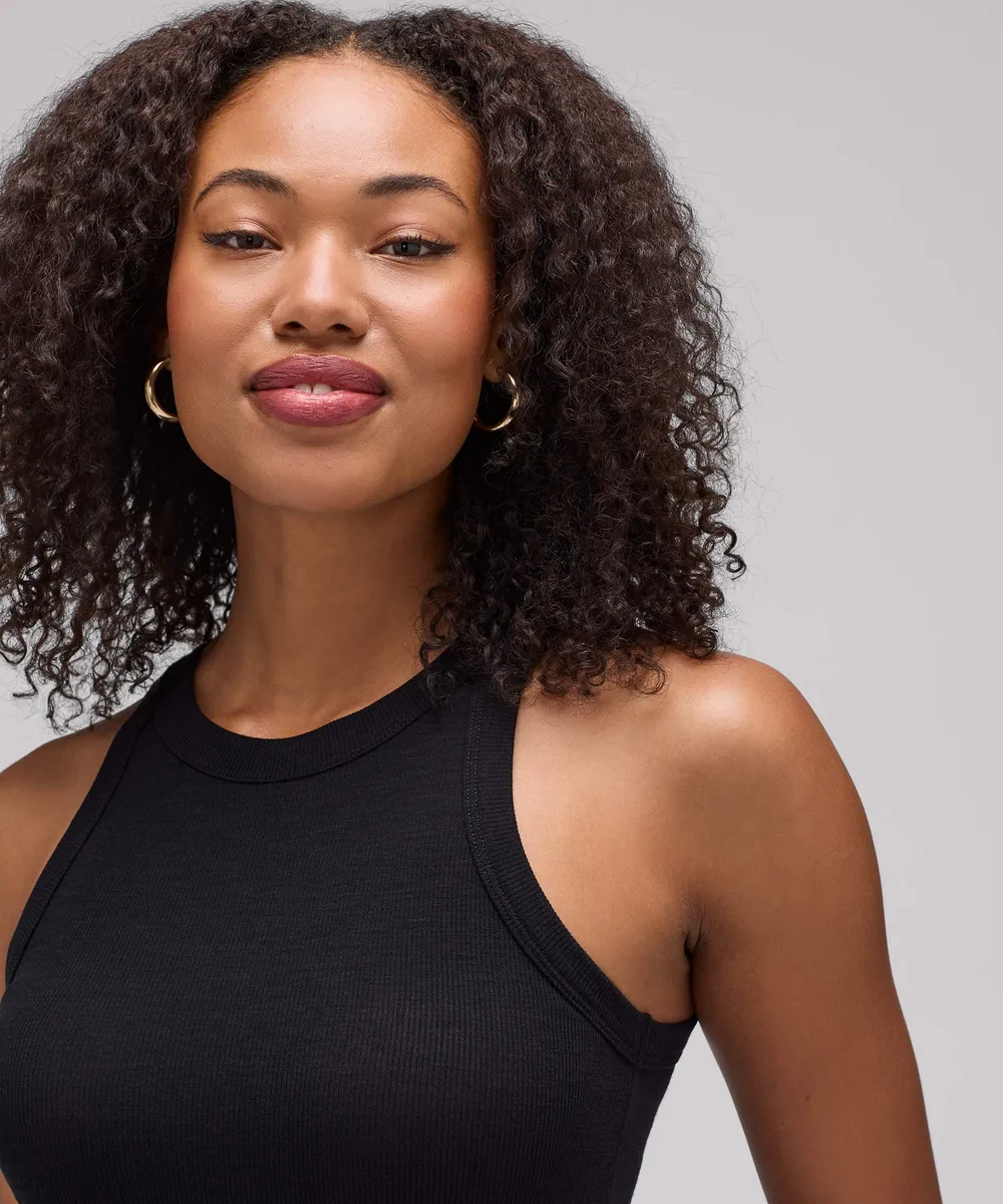 Women's Merino Rib Racer Tank 27