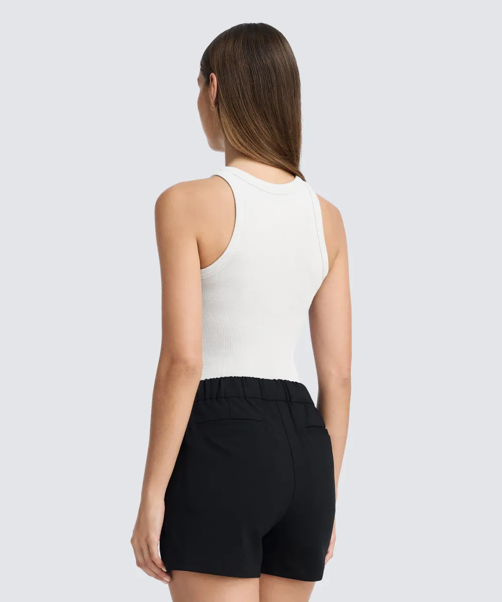 Women's Merino Rib Racer Tank 4