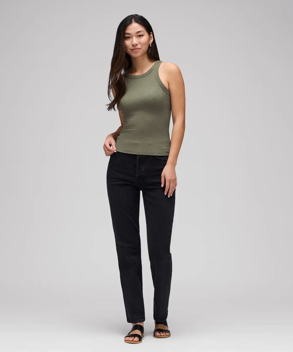 Women's Merino Rib Racer Tank 31
