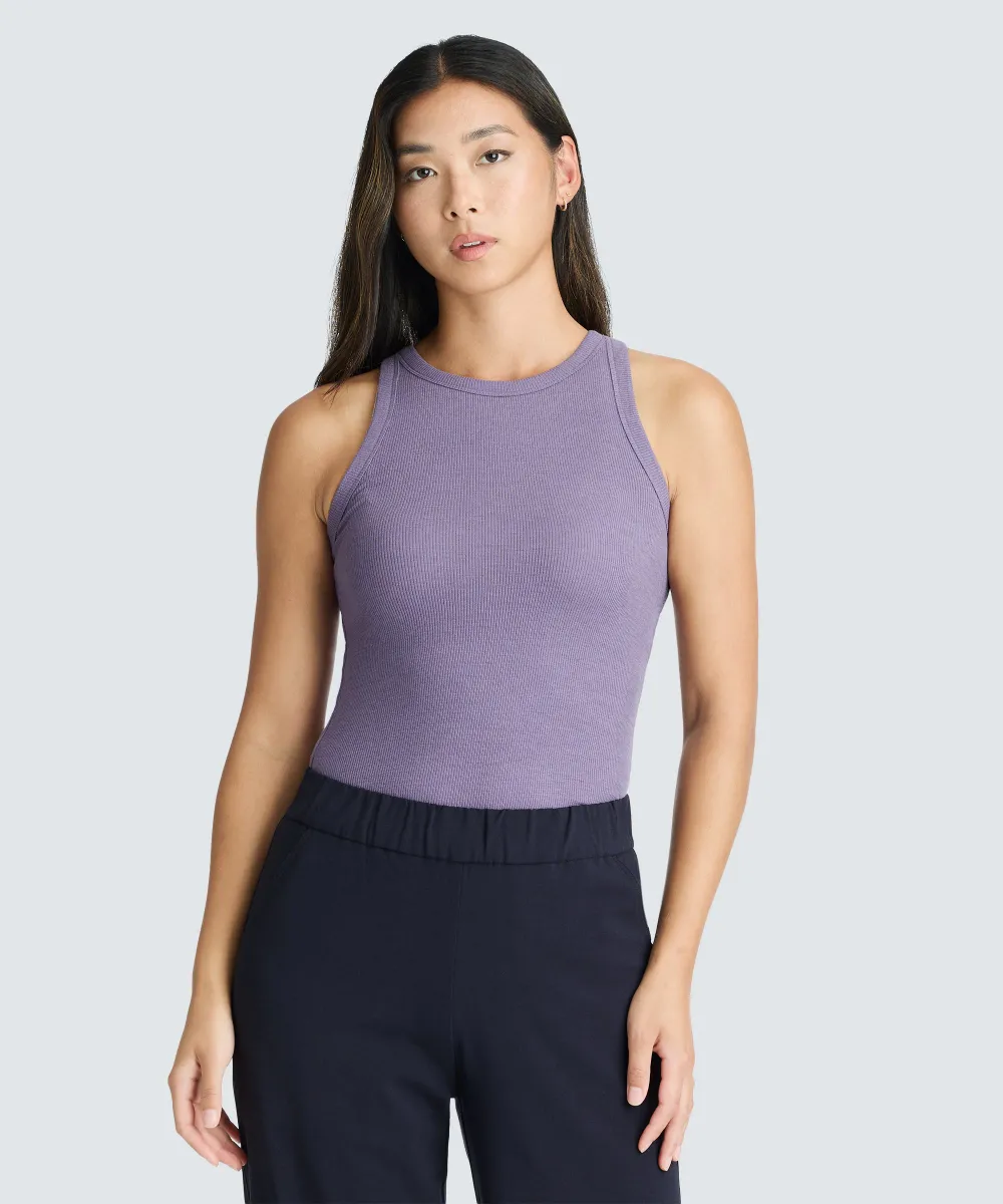 Women's Merino Rib Racer Tank 42