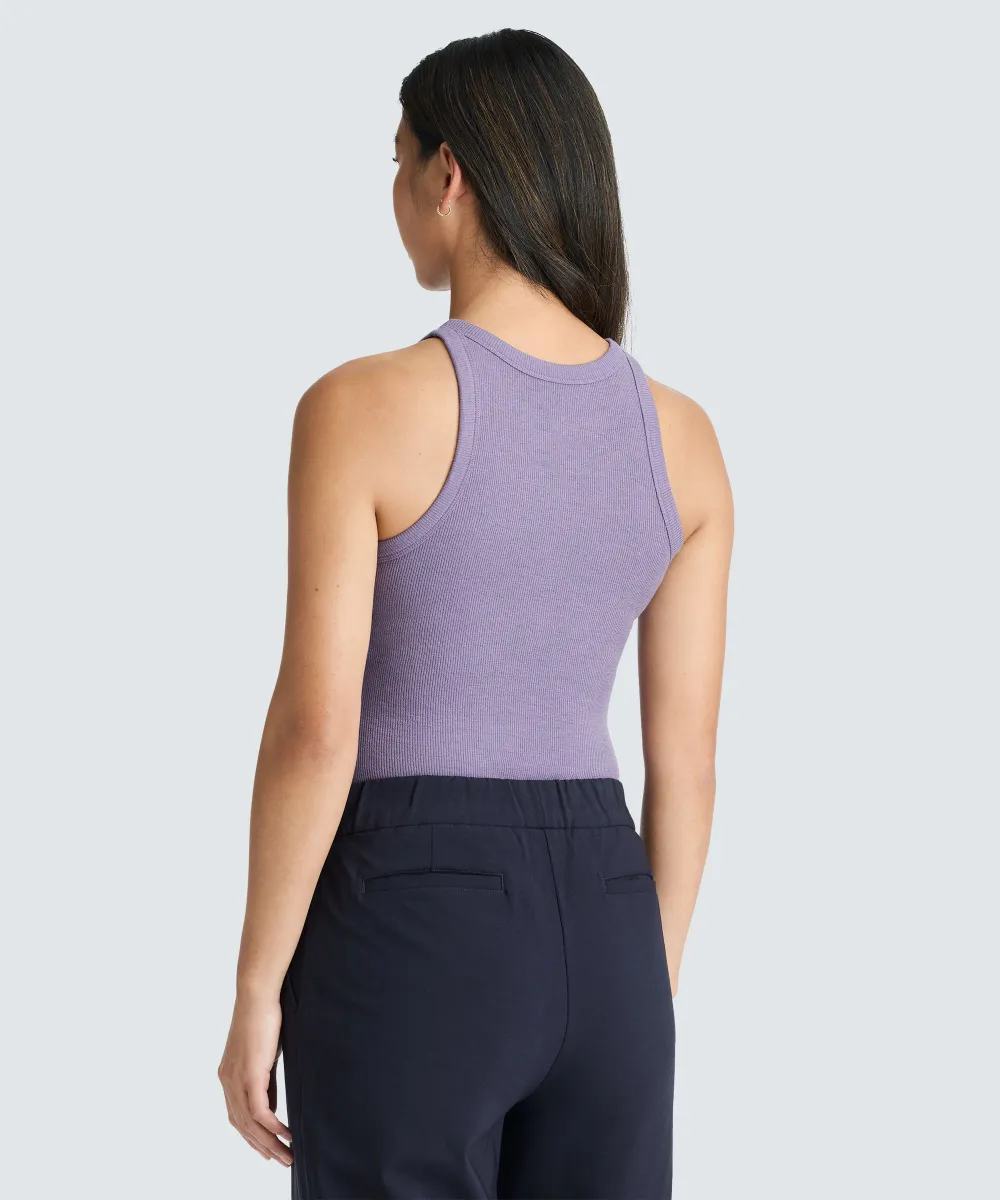 Women's Merino Rib Racer Tank 46
