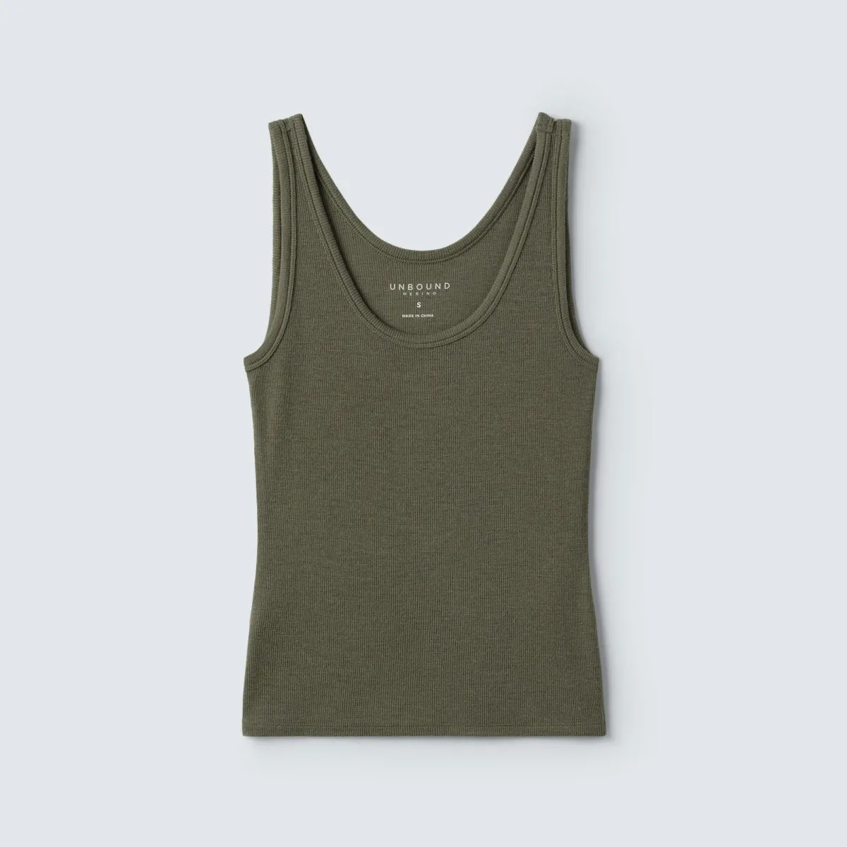 Women's Merino Rib Scoop Neck Tank 15