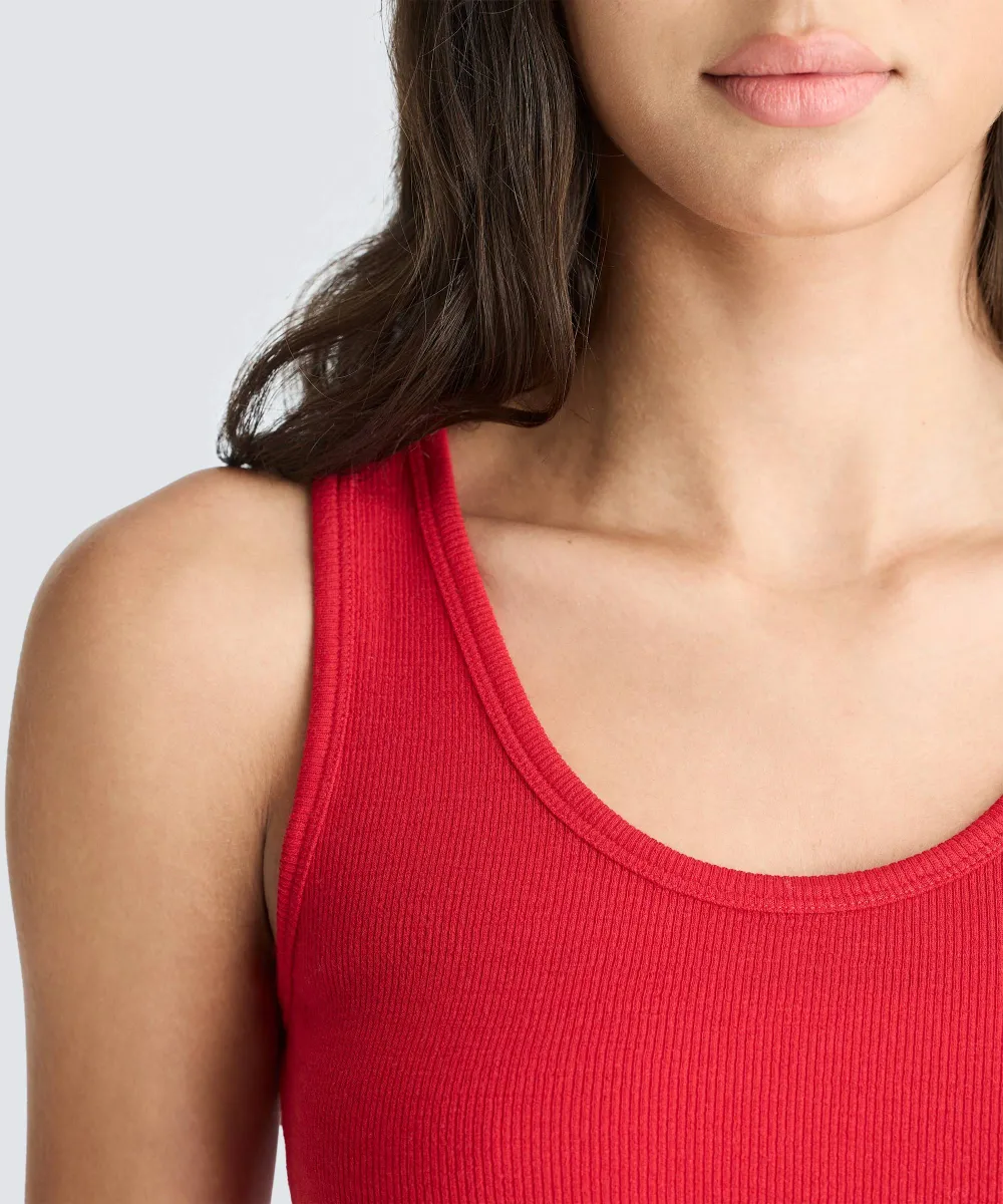 Women's Merino Rib Scoop Neck Tank 17