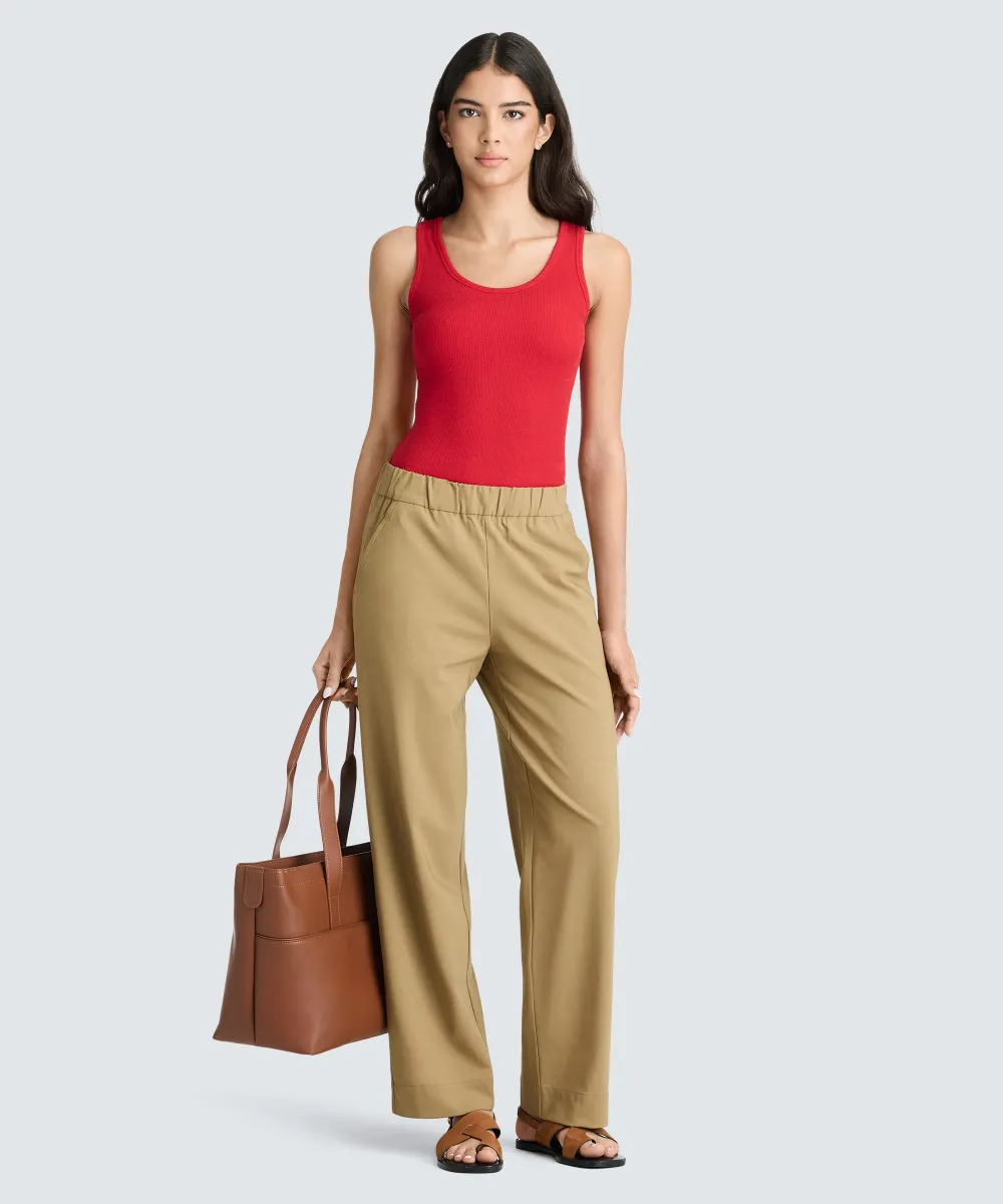 Women's Merino Rib Scoop Neck Tank 19