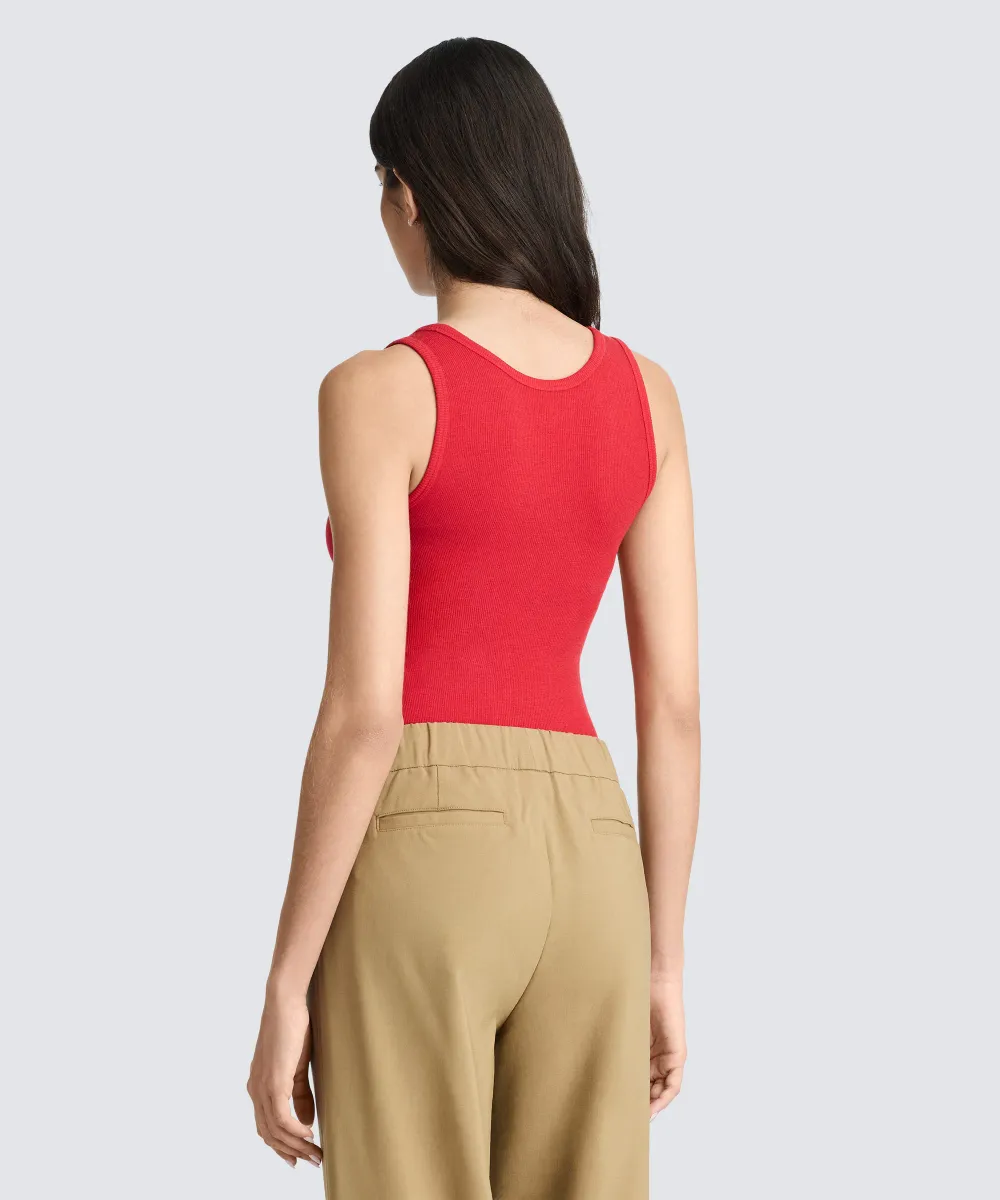 Women's Merino Rib Scoop Neck Tank 20