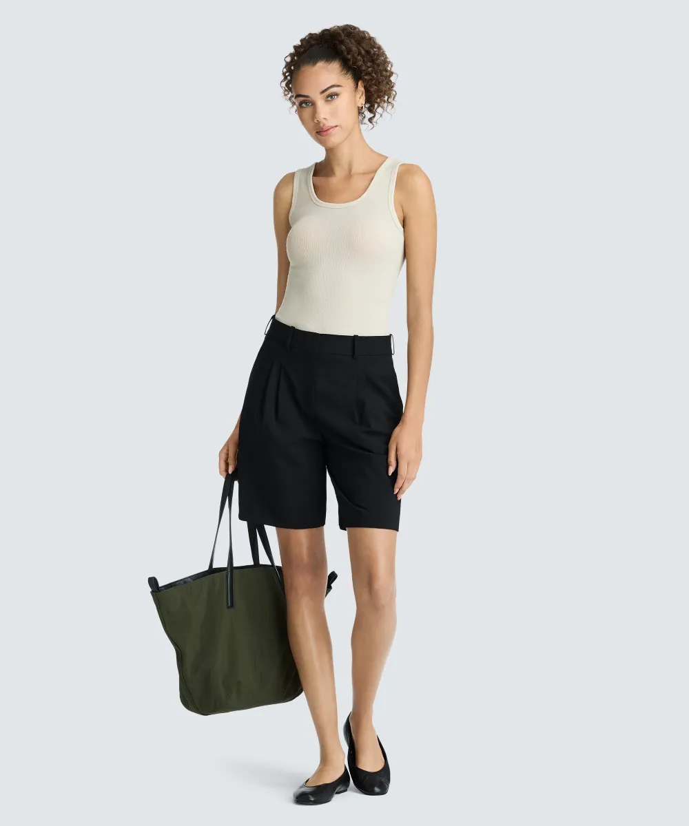 Women's Merino Rib Scoop Neck Tank 23