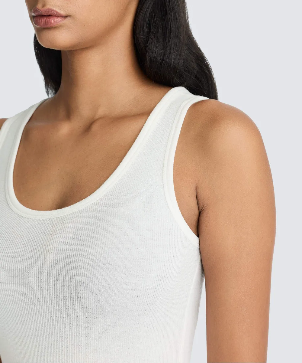 Women's Merino Rib Scoop Neck Tank 31
