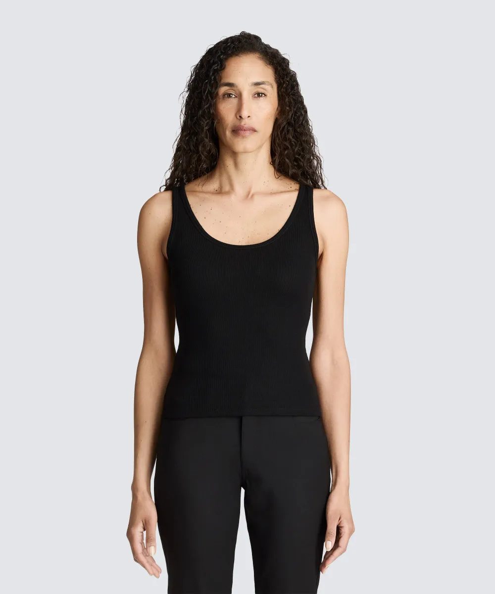 Women's Merino Rib Scoop Neck Tank 6