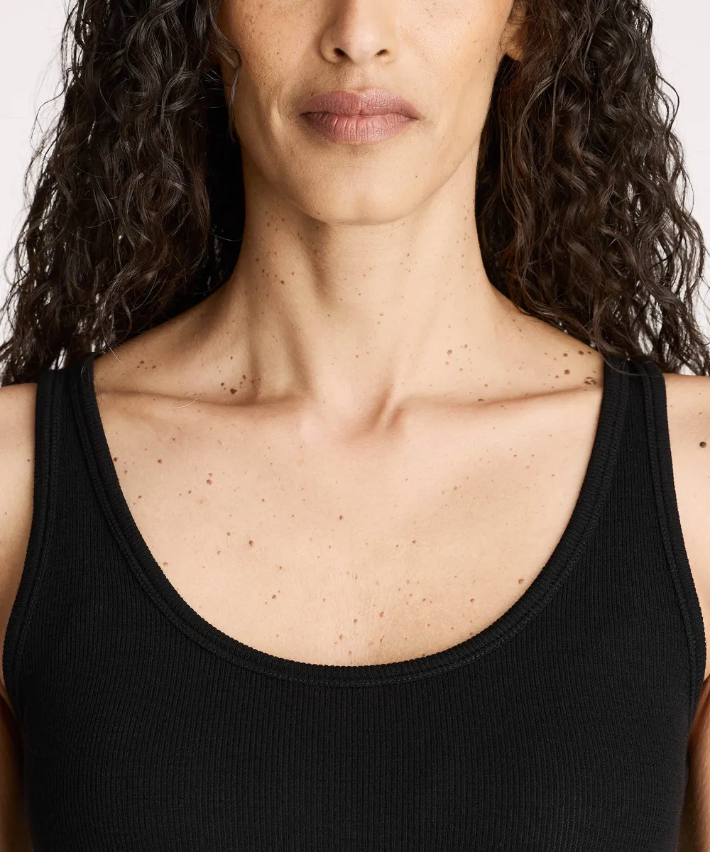 Women's Merino Rib Scoop Neck Tank 8