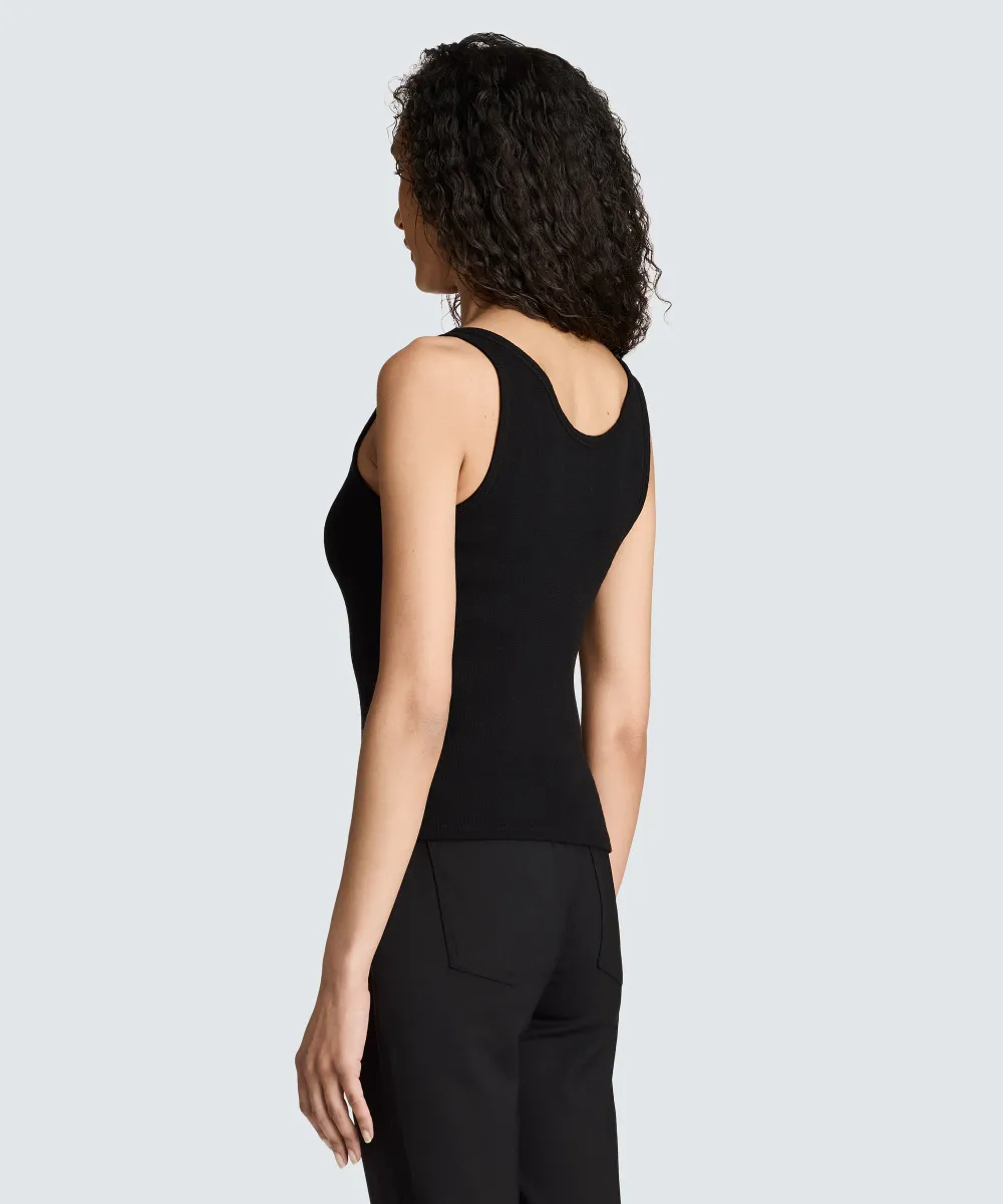 Women's Merino Rib Scoop Neck Tank 9