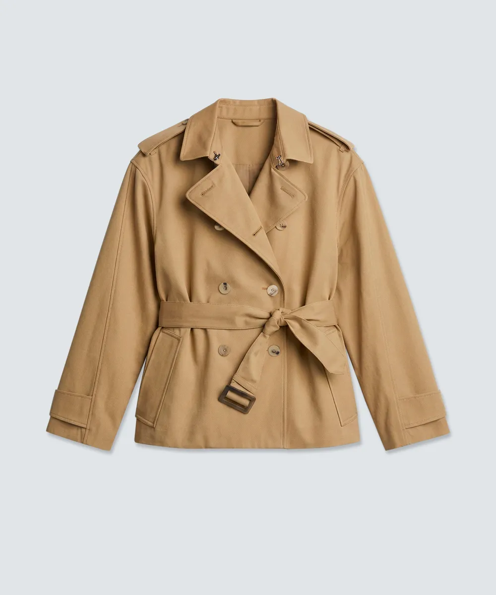 Women's Merino Short Trench Coat 9