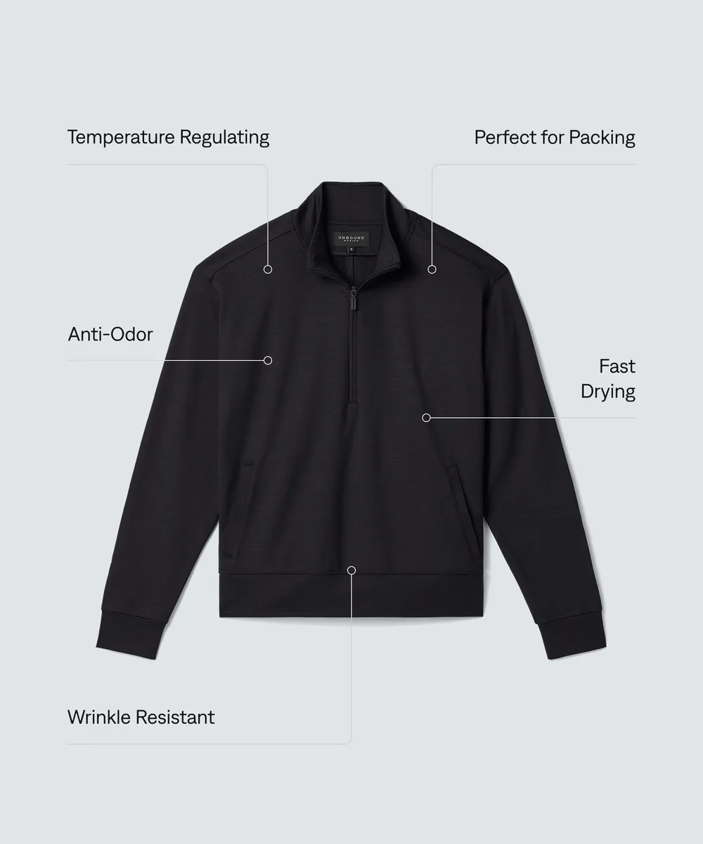 Women's Merino Transit Quarter Zip 7