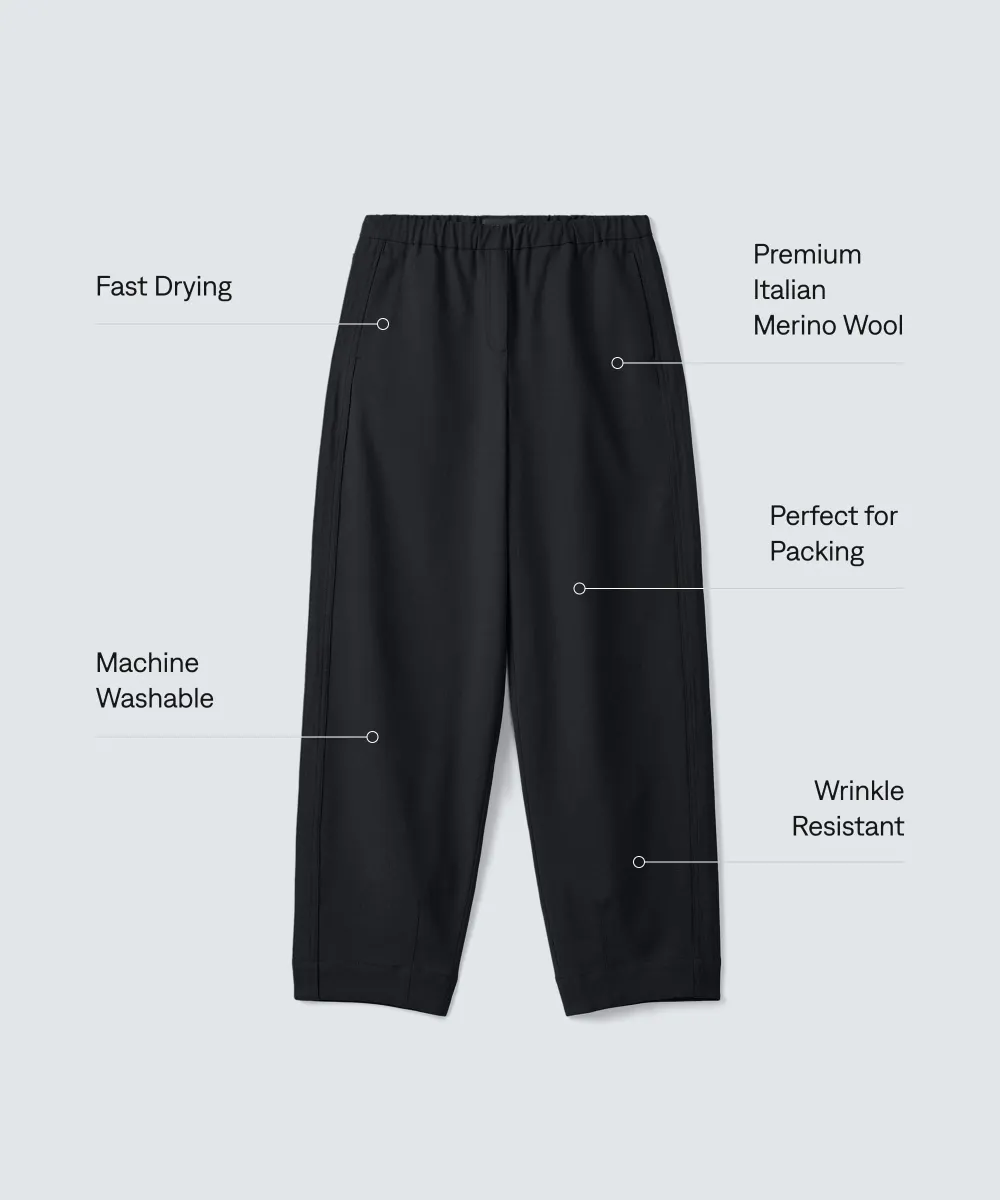 Women's Merino Travel Pants 33